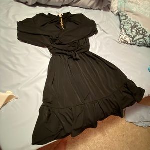 Michael Kors solid black dress